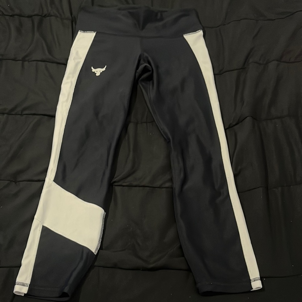 Under Armour Project Rock Ankle Cropped Leggings